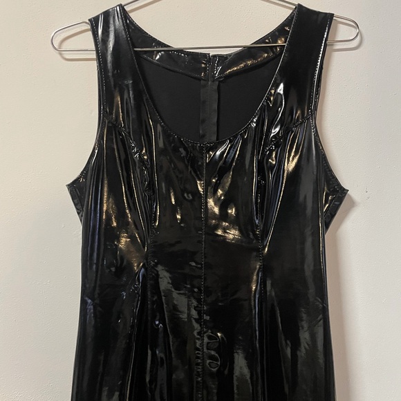 Sexy bodycon Maxi Latex dress - Picture 6 of 7